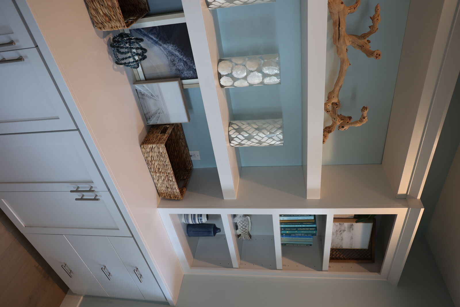 Coastal Built-in Shelving